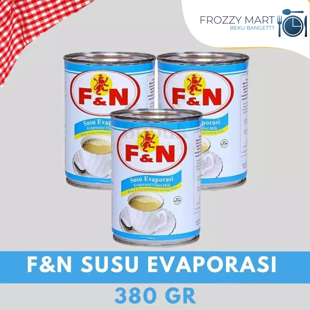 

F&N Susu Evaporasi 380gr – Susu Kental Evaporasi untuk Minuman & Dessert