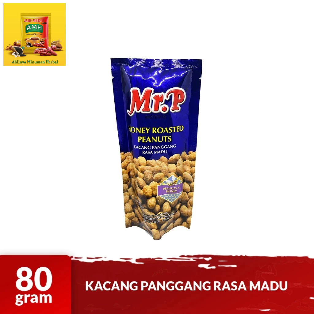 

MR. P - Honey Roasted Peanuts 80gr | Kacang