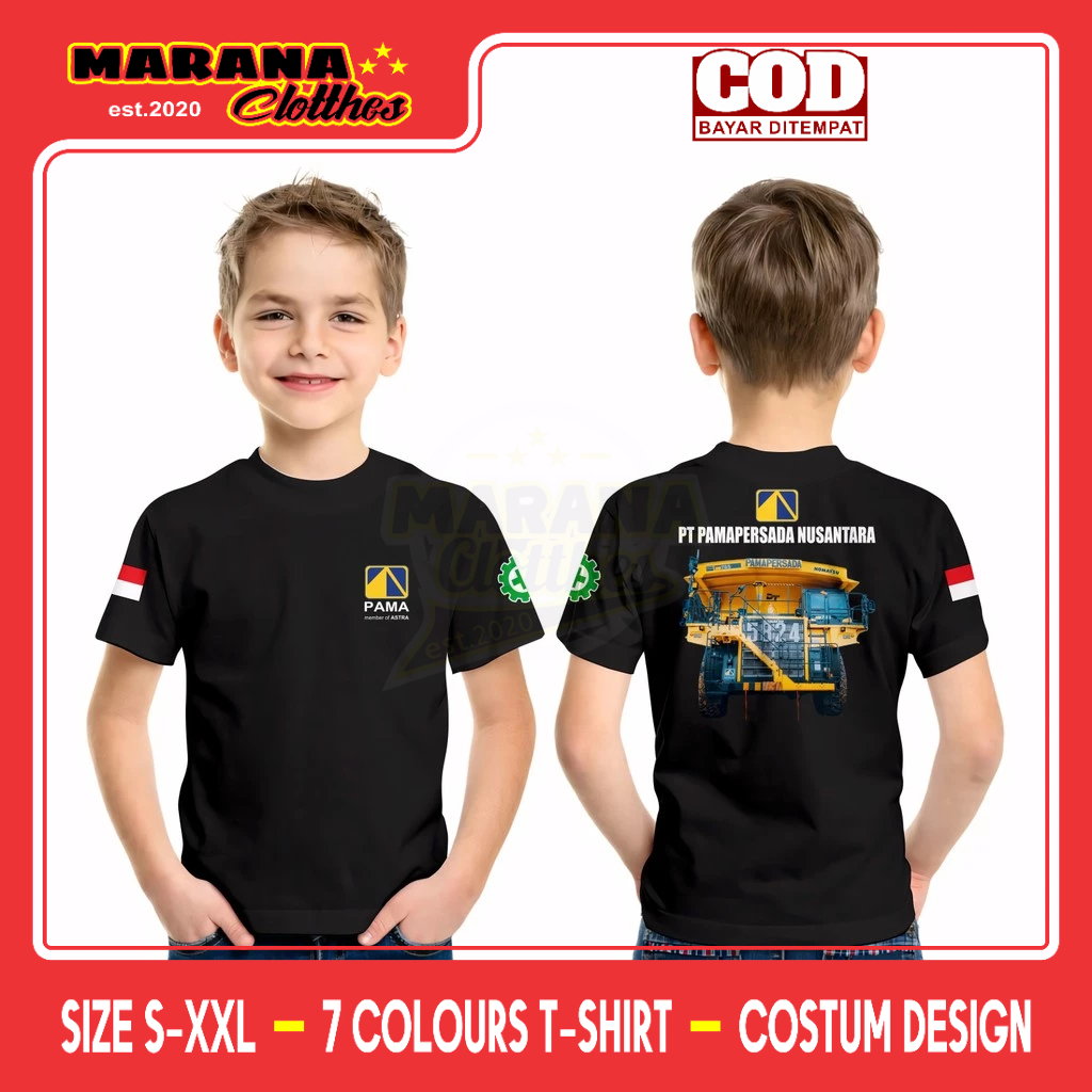 Kaos Anak Pama Persada Komatsu HD 785 DB Kaos Distro