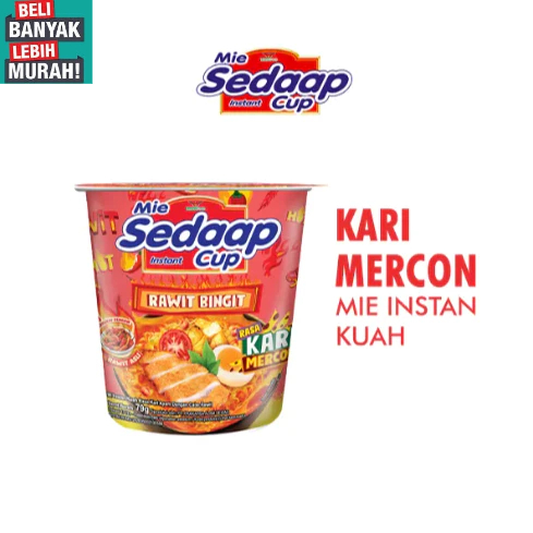 

MIE SEDAAP CUP KARI MERCON ( BELI BANYAK LEBIH MURAH ) xx
