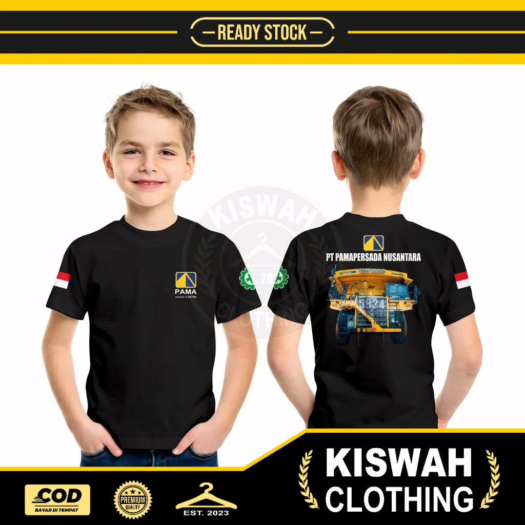 Kaos Tshirt Anak Pama Persada Komatsu HD 785 DB Kaos Distro