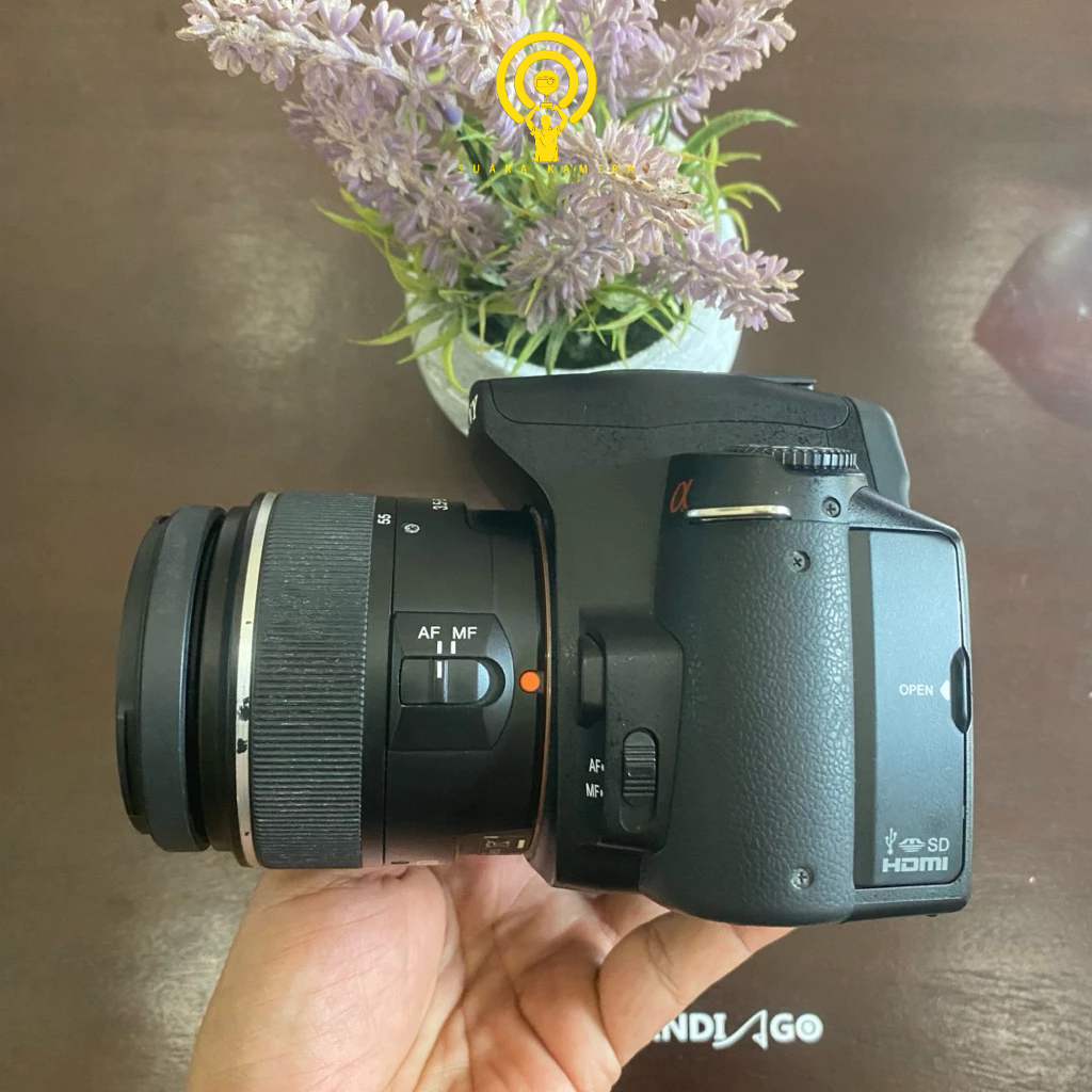 KAMERA SONY DSLT A290 + LENSA KIT 18-55mm