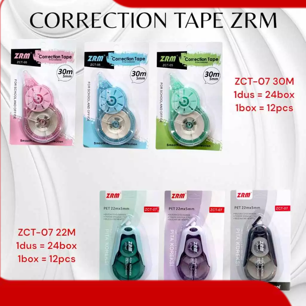

ZRM CORECTION / TIP EX TARIK ZRM ZCT-05/ZCT-07