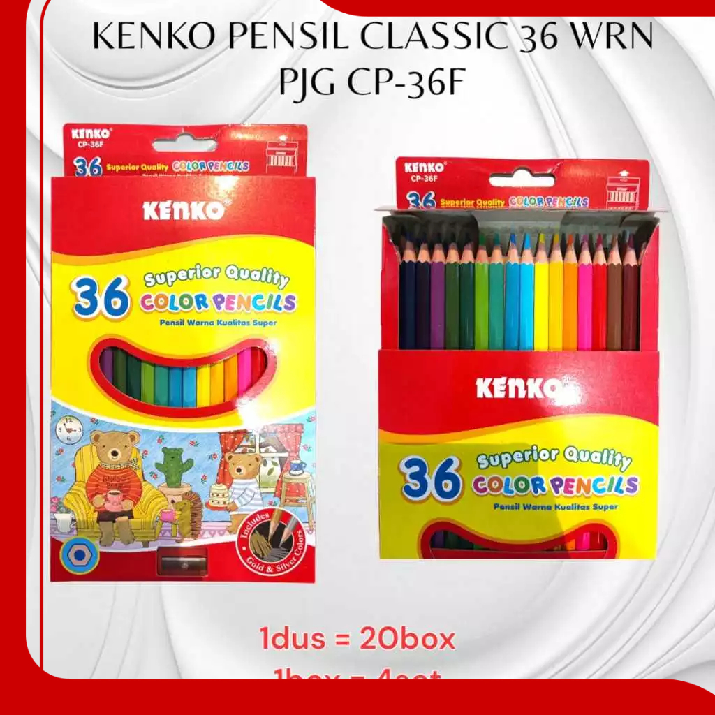 

KENKO PENSIL CALSIC 36 WARNA