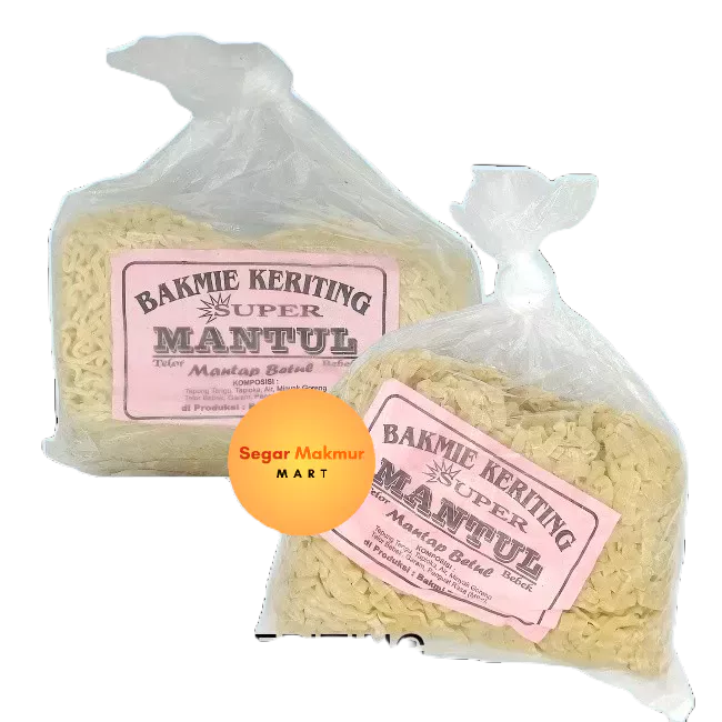 

Bakmie Telur Bakmie Ayam Merk Mantul 6pcs 700gr BAKMI AYAM MANTUL MIE AYAM MI AYAM MANTUL HALAL CHICKEN NOODLE