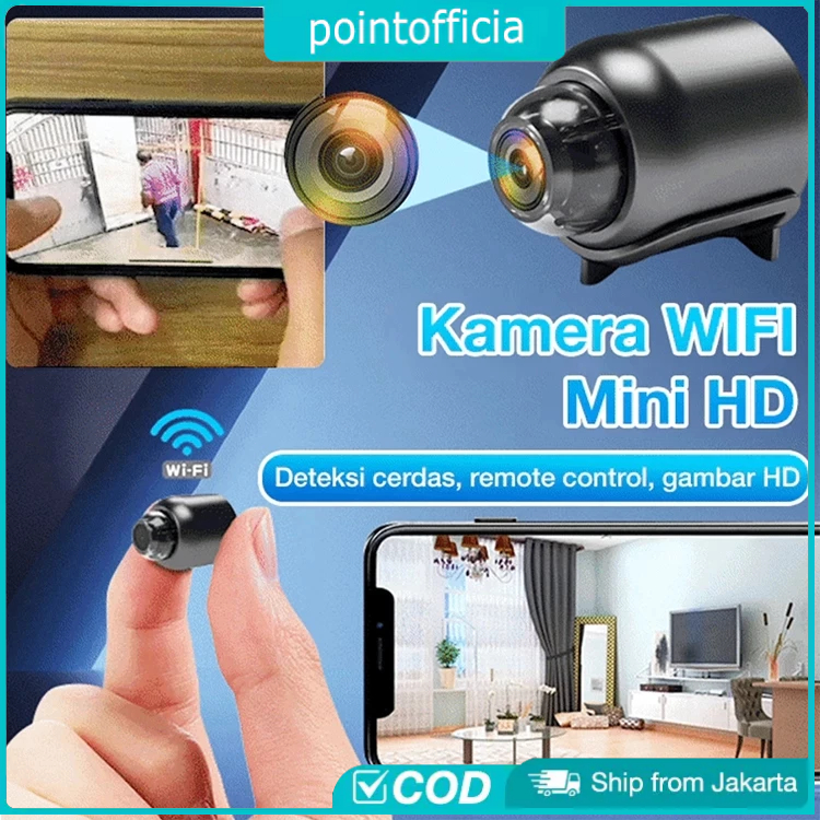 Ready stock COD wifi kamera cctv mini tersembunyi Wide Angle CCTV cctv bentuk penyamaran Mini blueto