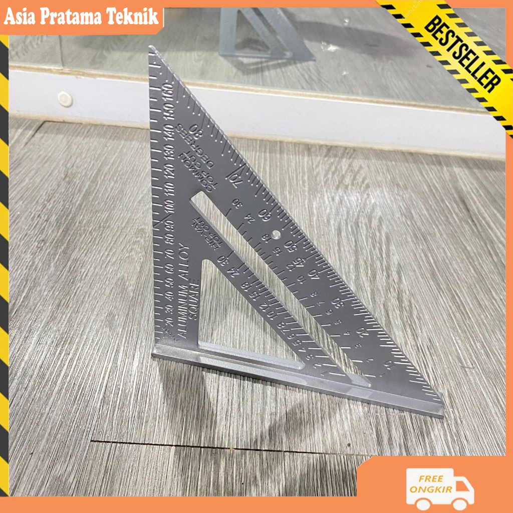 

Penggaris-Siku-Multifungsi-Sudut-90-Derajat-Mistar-Triangle-Ruler-Pasekon-Penggaris-Tukang-Aluminium-i