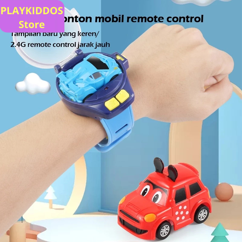 Mainan Jam Tangan Mobil Mini Anak Remote Control Jam Tangan + Mobil Remot Control Jam Tangan Anak