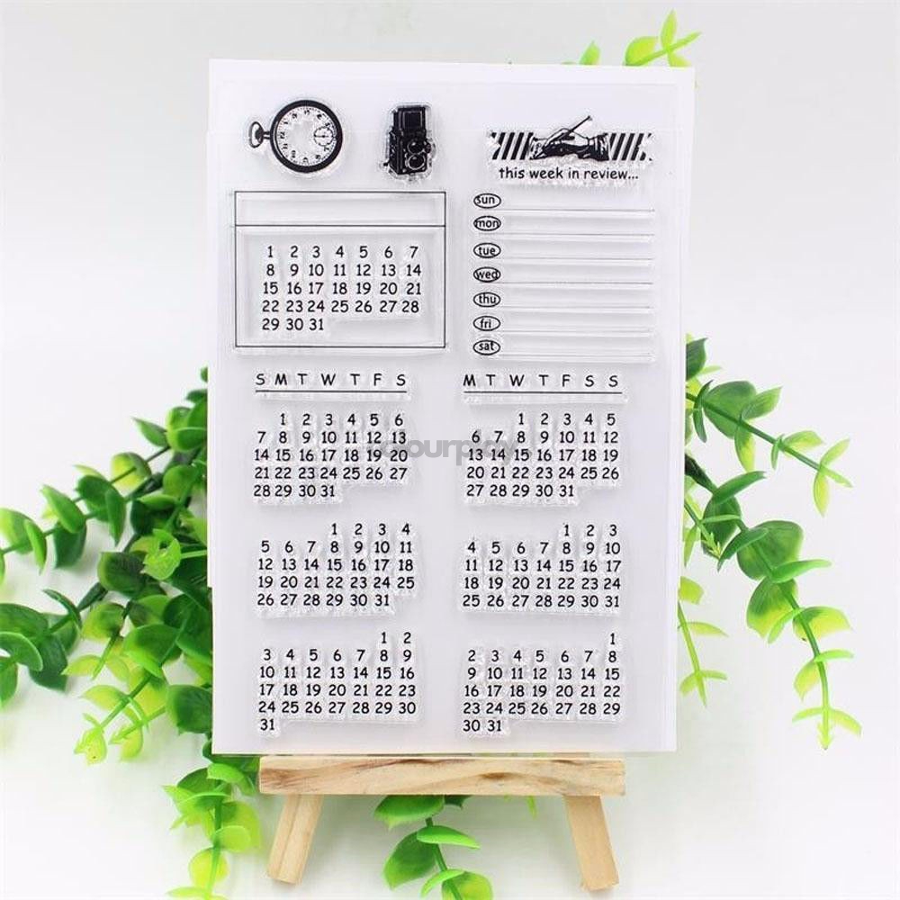 

Clear/Silicone Stamp - Bujo Date