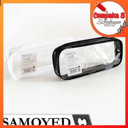 

SAMOYED PCCS-P22 Tempat / Kotak Pensil / Alat Tulis / Kosmetik / Dompet PVC Transparan / Transparent Stationery / Pencil / Pen