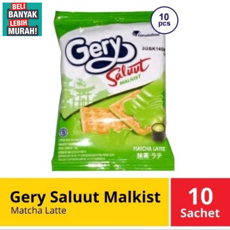 

GERY SALUUT MALKIST MATCHA LATTE GREEN TEA 10 SACHET ( BELI BANYAK MAKIN MURAH )++