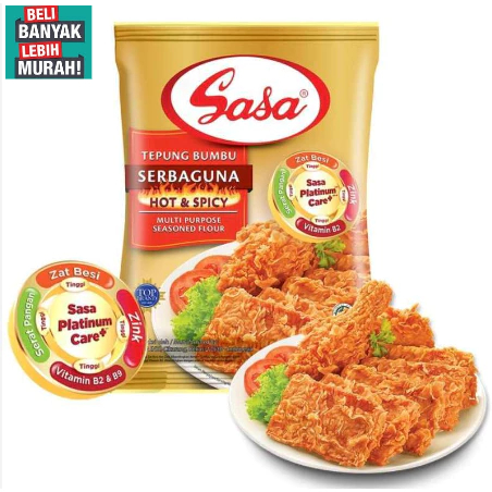 

SASA TEPUNG BUMBU HOT & SPICY 70GR ( BELI BANYAK MAKIN MURAH )++