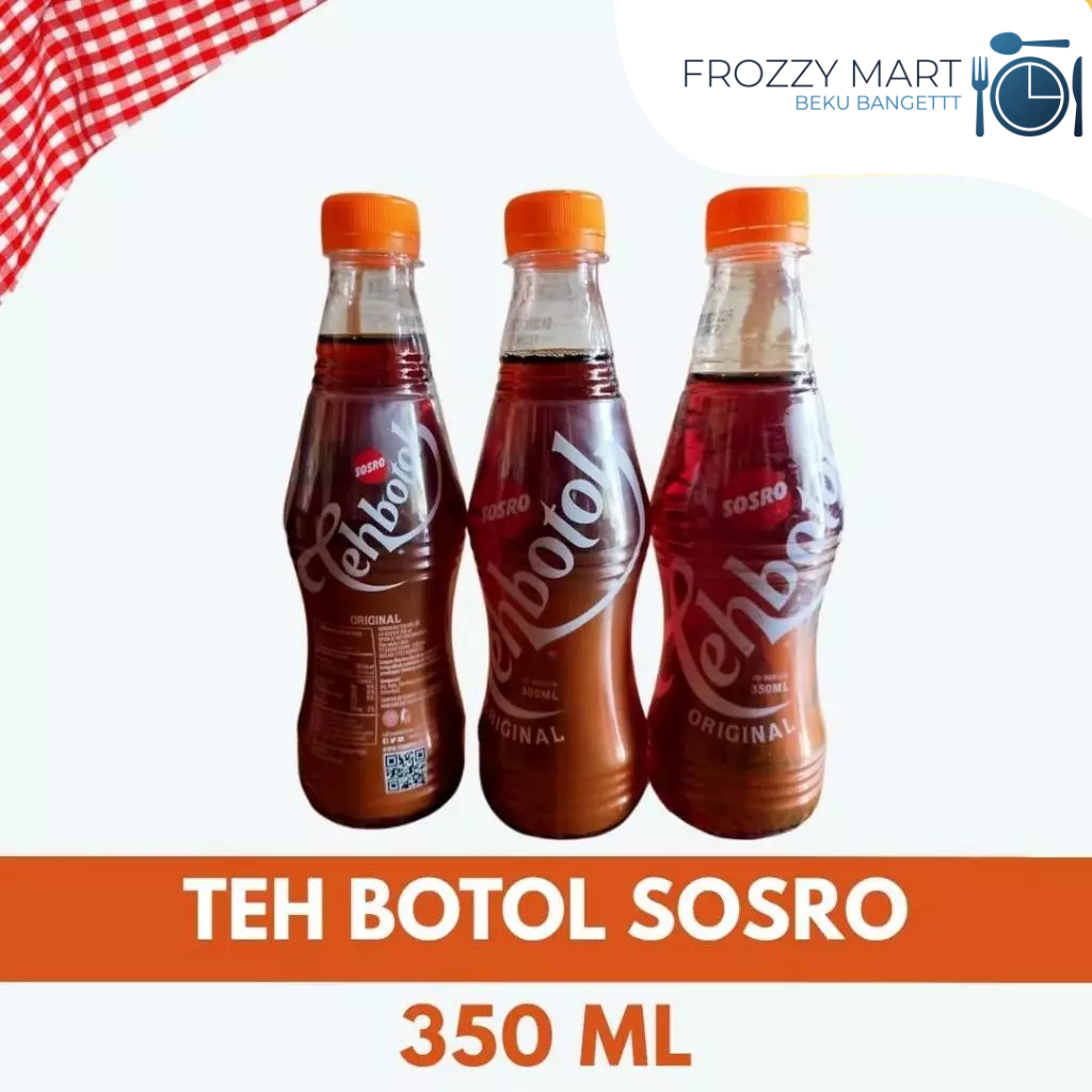 

Teh Botol Sosro 350ml & 1 Liter – Teh Melati Asli Segar Siap Minum, Kemasan Botol