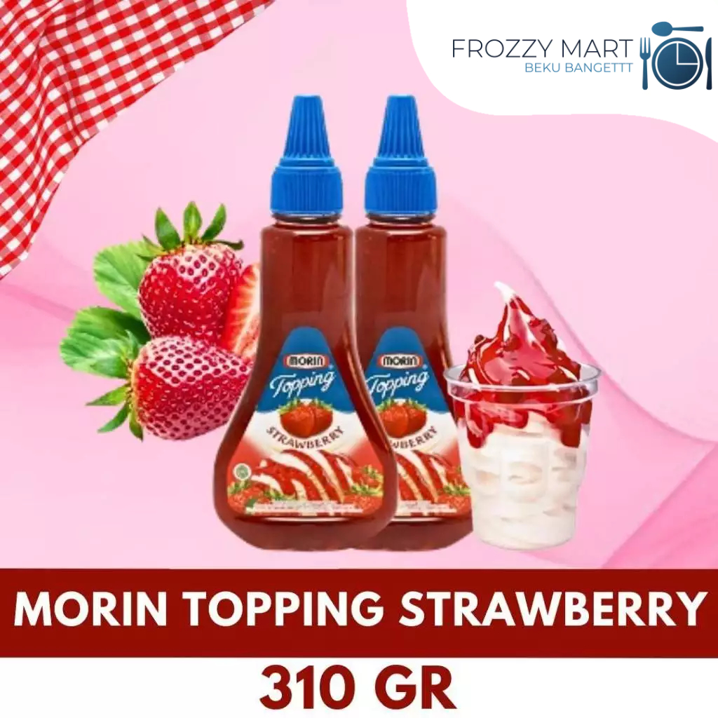 

Morin Topping 310gr – Strawberry / Chocolate / Blueberry – Saus Topping Dessert & Minuman