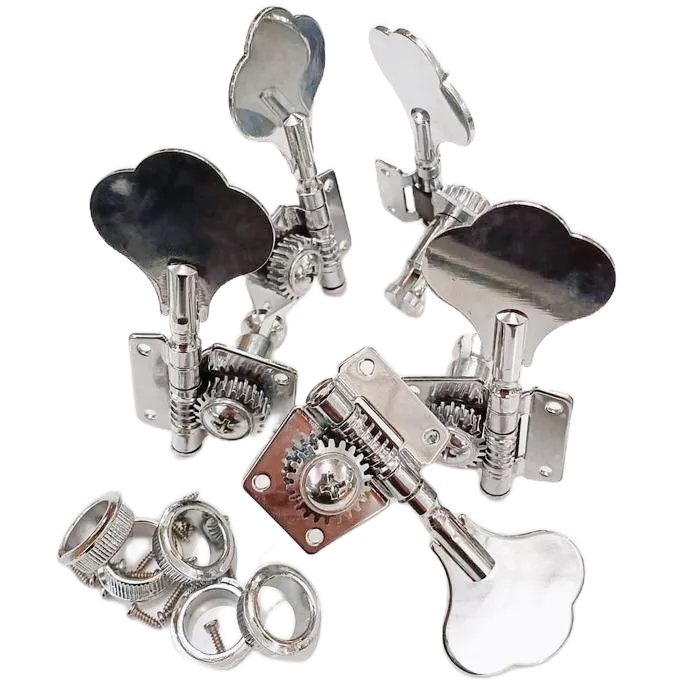 Dryer Guitar Jazz Bass 5 String 3R 2L Set Chrome