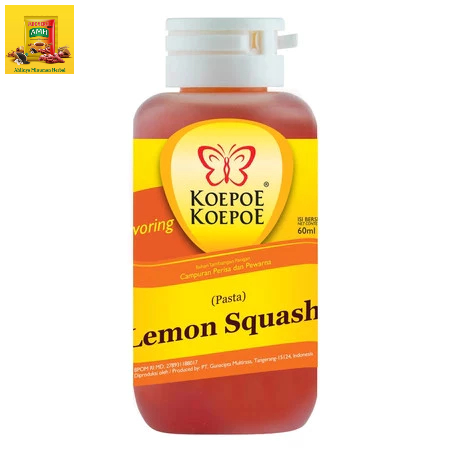 

KOEPOE-KOEPE PASTA LEMON SQUASH | BUMBU DAPUR BAHAN MAKANAN