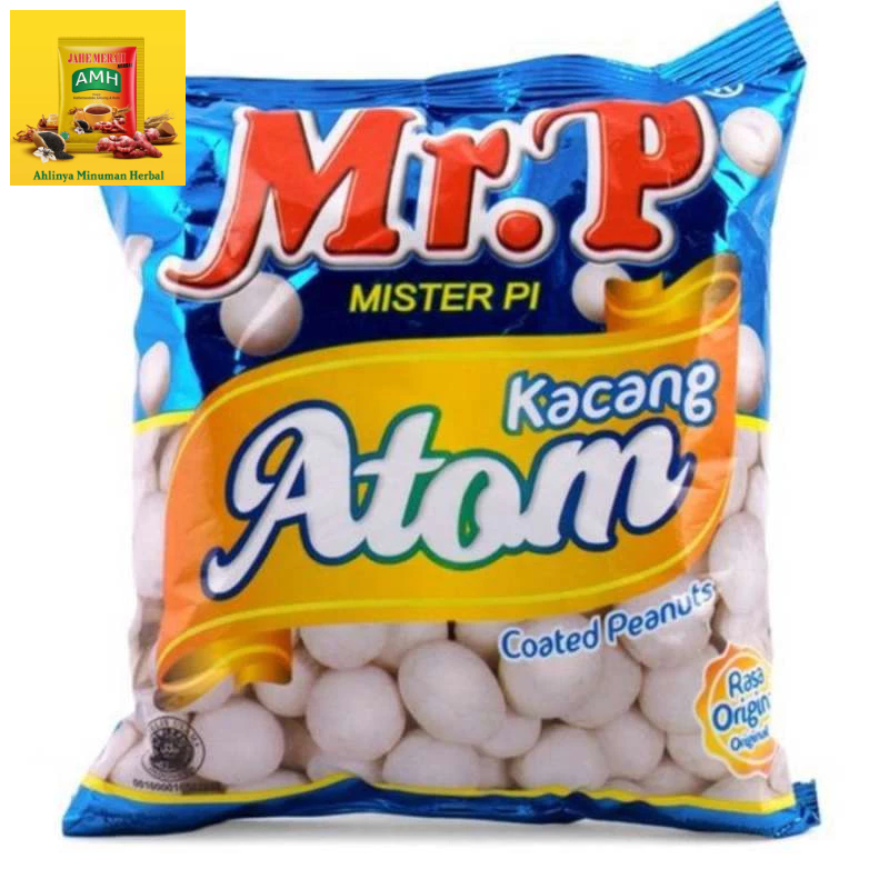 

MR. P ATOM COATED PEANUT ORI 33G EXT2PCS | MAKANAN RINGAN