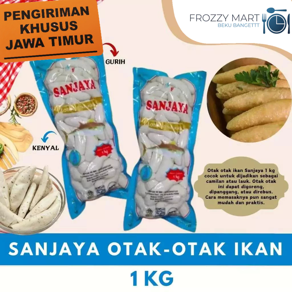 

SANJAYA Otak-Otak Ikan 1KG – Otak Otak Ikan Gurih & Lembut Siap Goreng