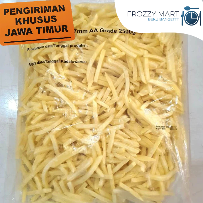 

Aviko Kentang Shoestring 7 mm 2,5kg | French Fries Shoestring 2,5 kg