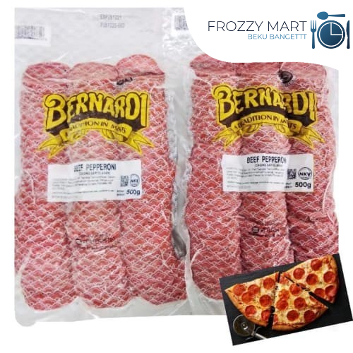 

Bernardi Beef Pepperoni 500gr | Irisan Daging Sapi Asli