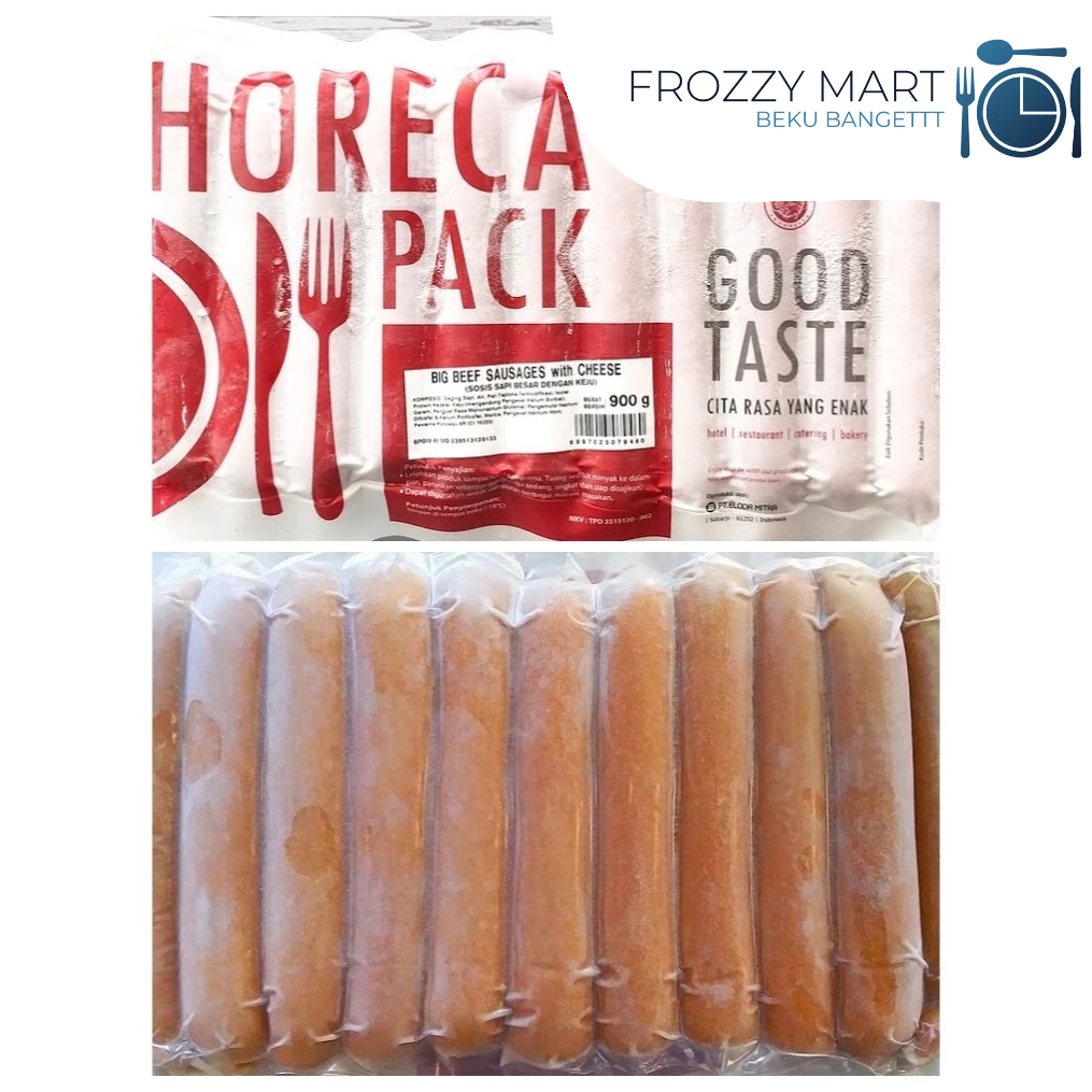 

Bernardi BHP Big Beef Sausage – 900gr (Isi 11 pcs Jumbo)