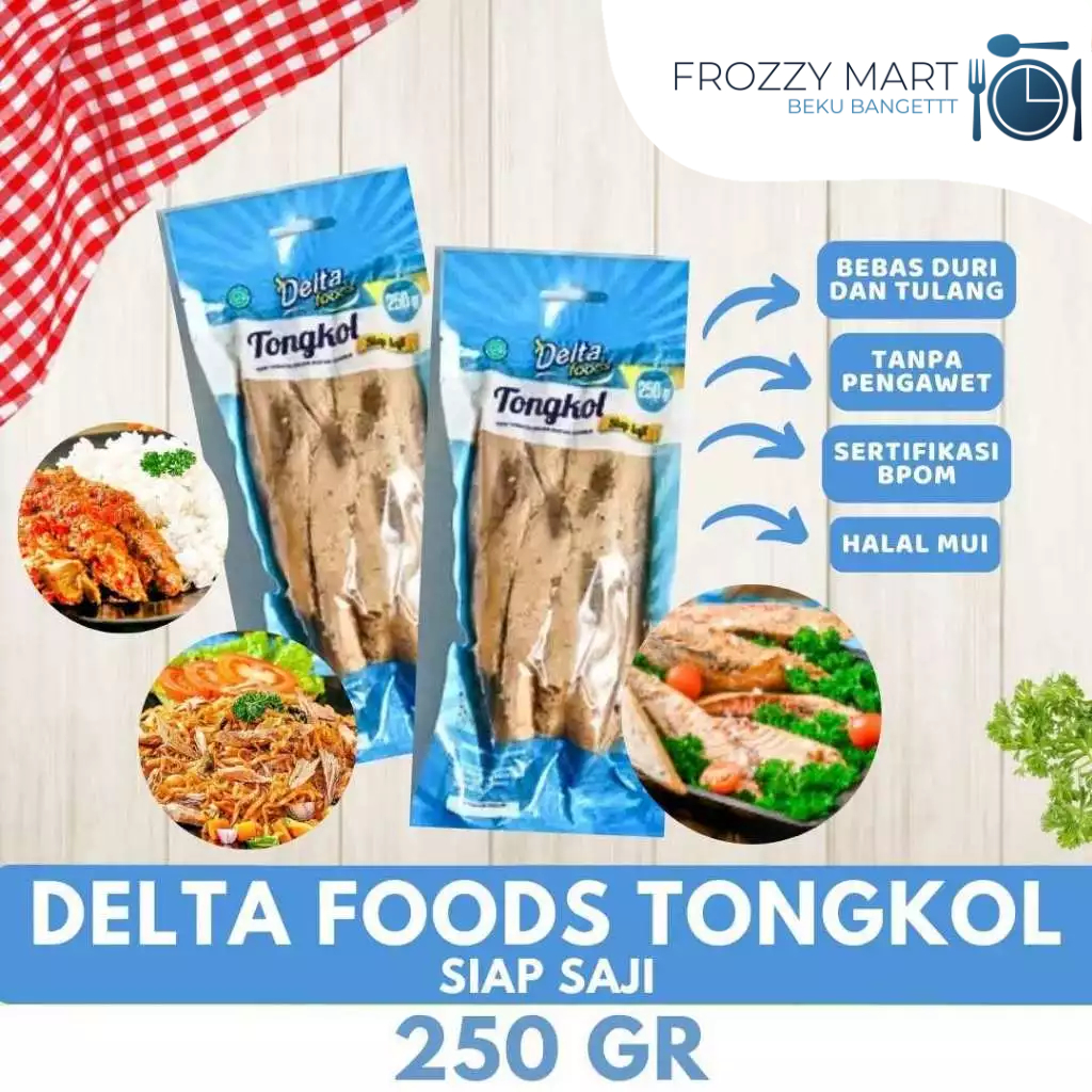 

DELTA FOODS Tongkol Siap Saji 250gr – Ikan Tongkol Bergizi Gurih Praktis