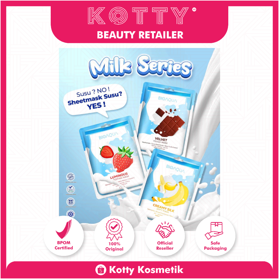 Kotty Kosmetik - BIOAQUA Sheet Mask Milk Series