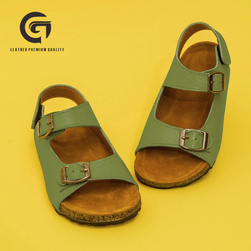 Sandal Kulit Anak Wanita-Sandal Kulit Asli