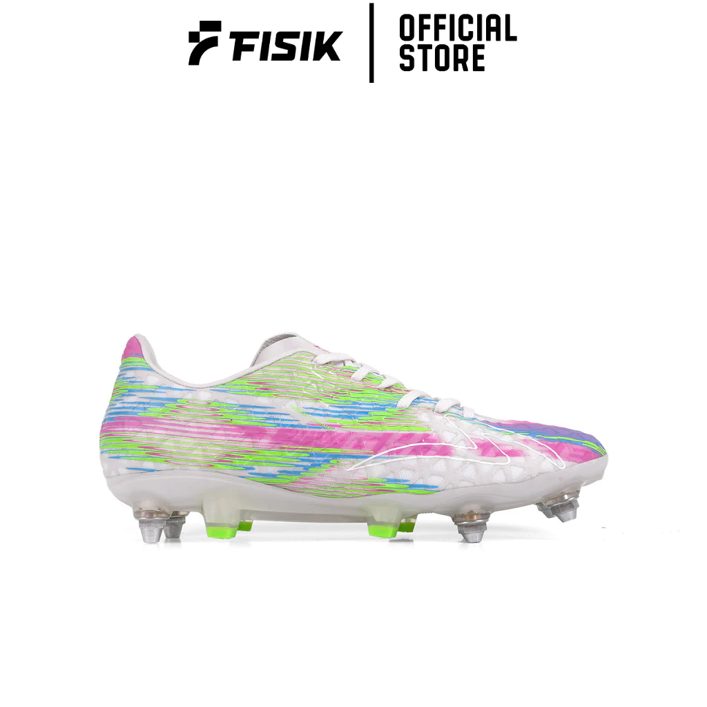 SPECS SEPATU SEPAK BOLA ACCELERATOR LIGHTSPEED 4 NITRO ELITE SG WHITE SAND/GREEN GECKO SPE1010138