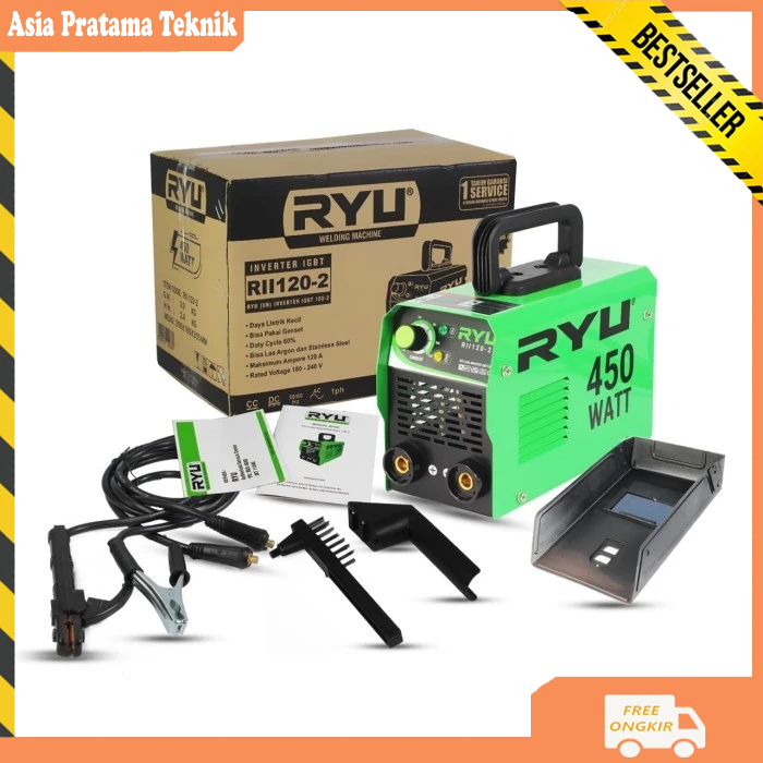 Promo RYU Mesin Las Listrik 450 watt Ryu Mesin Las Listrik 450watt Inverter / 450 Watt RII 120-2