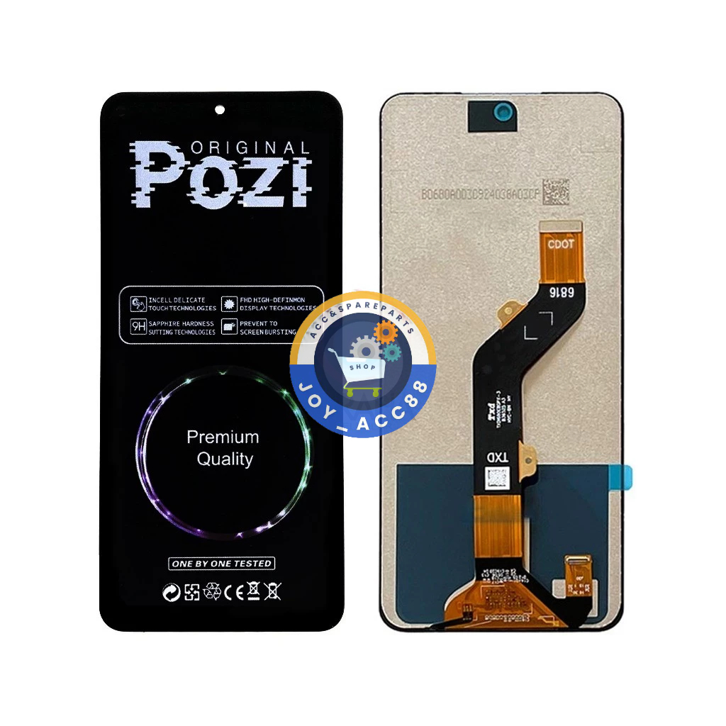 LCD FULLSET INFINIX HOT 12 | HOT 12 PLAY | X6816 | X6817 | POVA 3 NEO | POVA 4 POZI