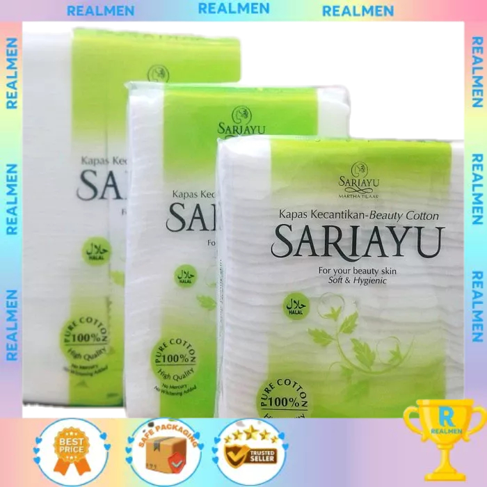 Sariayu Facial Cotton Kapas Kecantikan 35gr | 50gr | 100gr | KAPAS SARIAYU