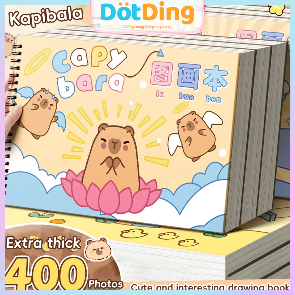 

Warna Sejati A4 Buku Bergambar Mengental Lukisan Kertas Buku Seni Sketsa Anak -anak Kosong Perlengkapan Kantor Sekolah/New Kapibala Coloring Book for Kids Funny Graffiti Painting Book For Children Adult Relaxation H689