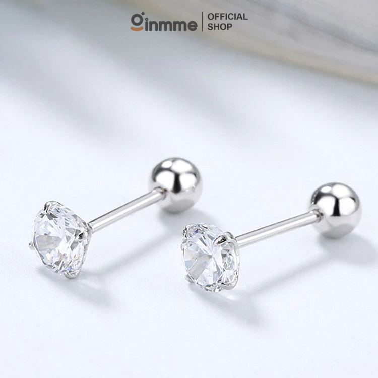 TERMURAH Ginmme 1PCS Anting Stud Kartilago Tujuan Ganda Stainless Bahan Steel Stainless Bahan Steel