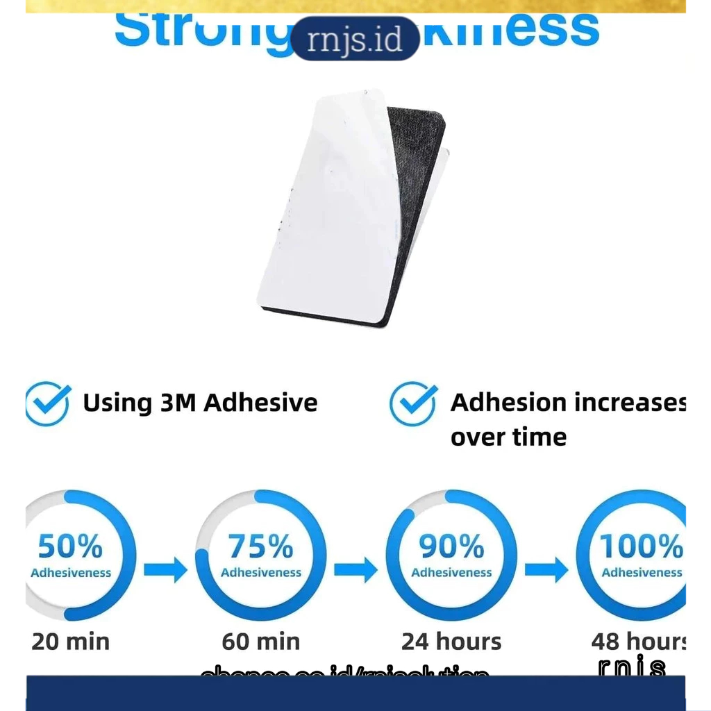 

VHB Double Tape Foam 1.5mm Thick Perekat Tanpa Bekas 20 PCS - 9448A ele