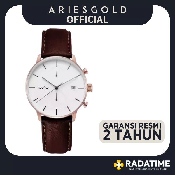 [FREE MUG] Jam Tangan Wanita Aries Gold Urban Venturer 100% Original Rose Gold L-1034-RG-W