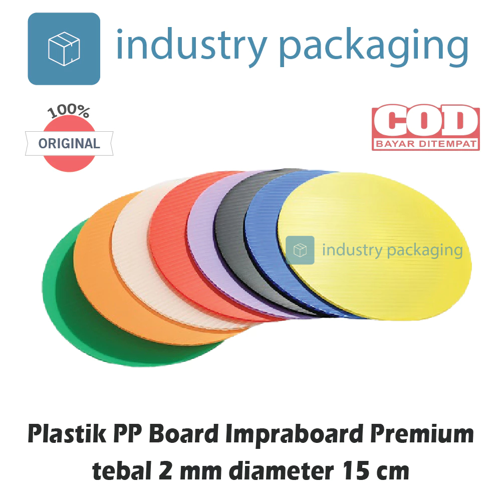 

Alas Kue Impraboard Bulat 15 cm – Tatakan Cake Board Tebal 2 mm