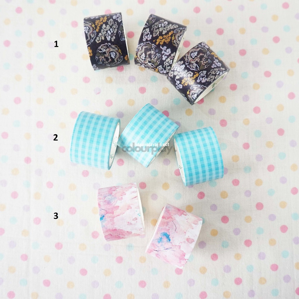 

W1196 30mm x 5m Washi / Masking tape [Colourplay]