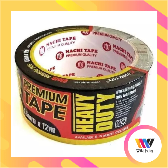

Lakban Hitam Nachi Cloth Tape 46 mm x 12 M