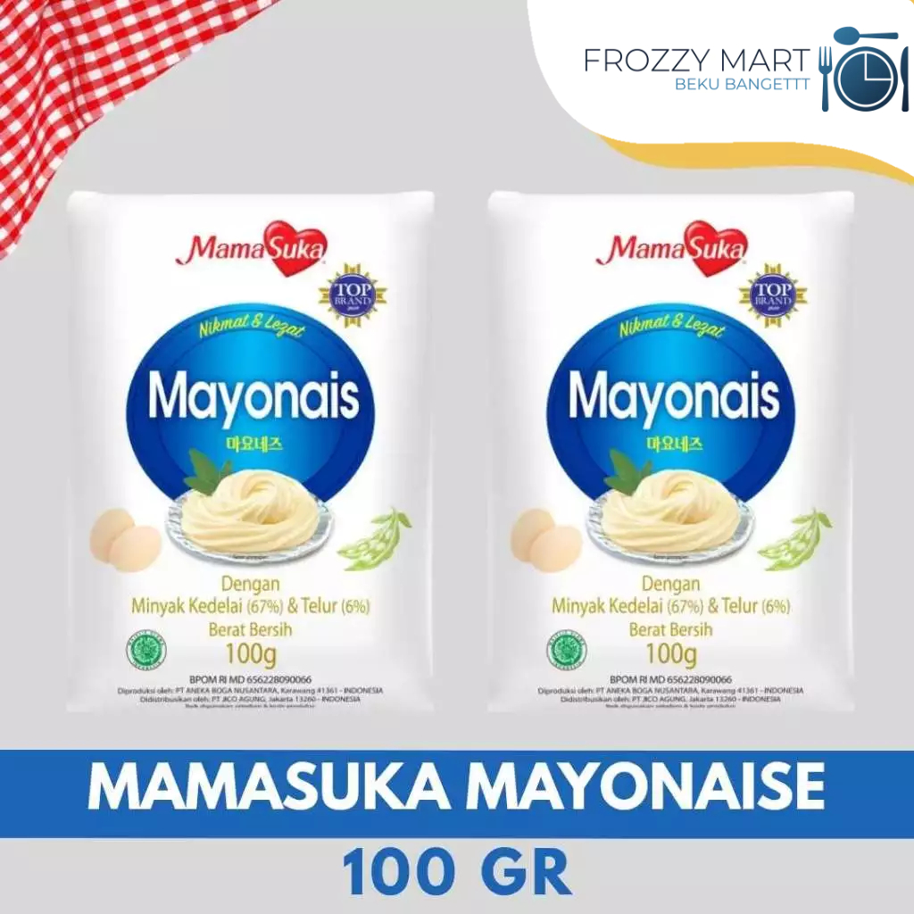 

MAMASUKA Mayonaise 100gr / 300gr – Mayo Lembut Gurih Cocok Salad, Roti, Sushi