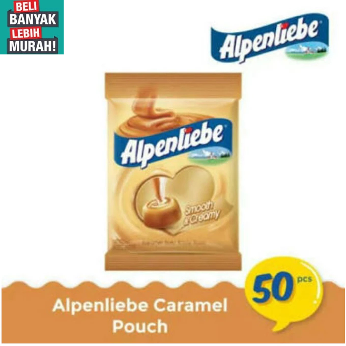 

PERMEN ALPENLIEBLE KARAMEL ISI 50 PCS ( BELI BANYAK MAKIN MURAH )++