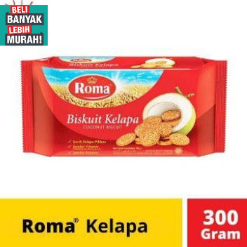 

BISKUIT ROMA KELAPA 300 GR ( BELI BANYAK LEBH MURAH )