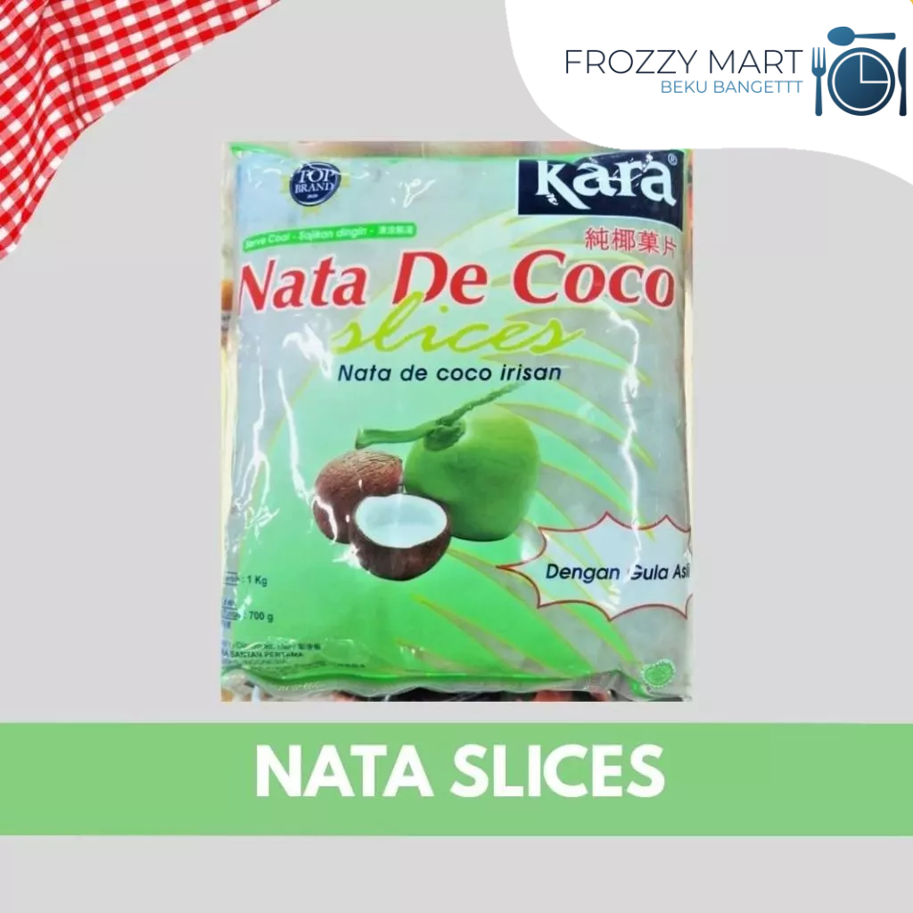 

Kara Nata de Coco Kotak 700 g & Slice 700 g – Nata Buah Kenyal Serat Tinggi | Premium