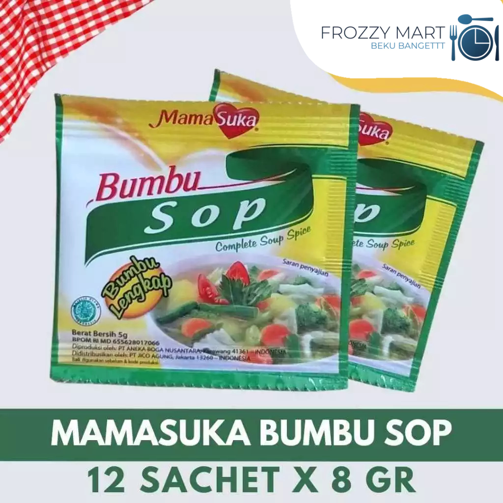

MAMASUKA Bumbu Kuah Bakso / Bumbu Sop – 12 Sachet x 8gr | Bumbu Instan Praktis