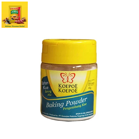 

KOEPOE-KOEPOE BAKING POWDER 45GR | BUMBU DAPUR BAHAN MAKANAN