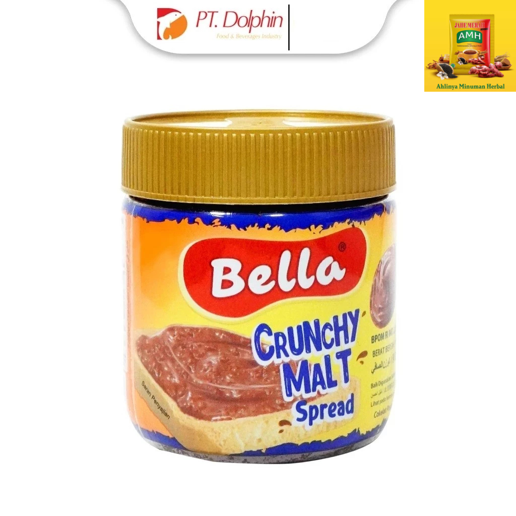 

Bella Spread Malt Crunchy 300gr - Chocolate - Selai - Menu Sarapan