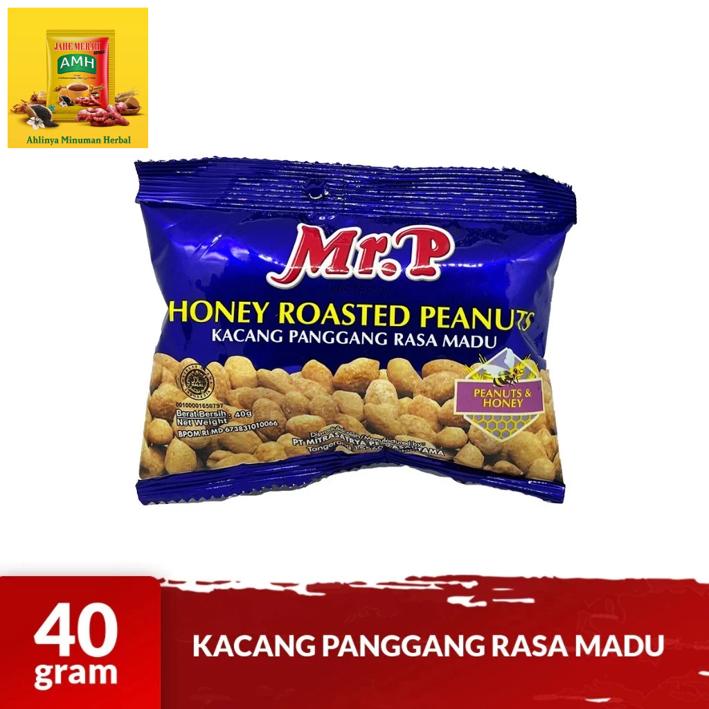 

MR. P Kacang Panggang Varian Rasa Honey 40gr