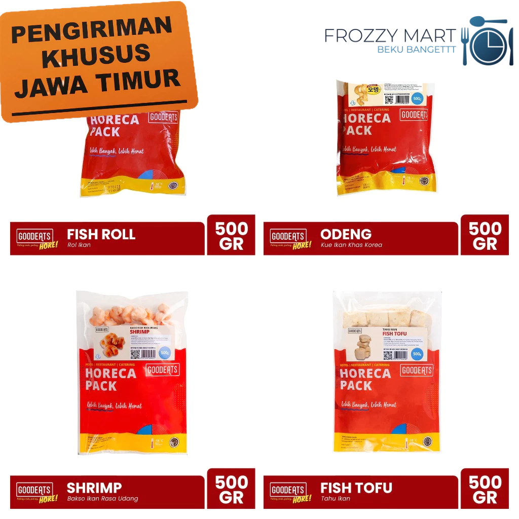 

Goodeats Olahan Ikan | Fish Roll, Fish Tofu, Odeng, Fried Fish Cake, Shrimp