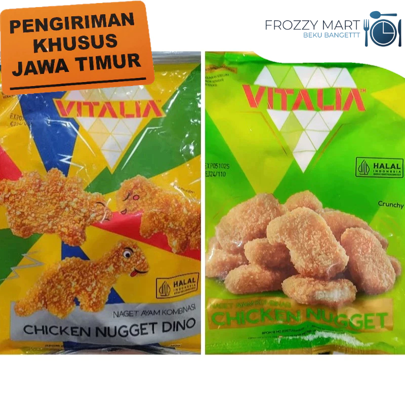 

Vitalia Chicken Nugget | Dino 350g & Original, Crispy 500g