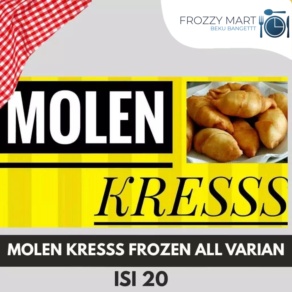 

Molen Kresss Frozen All Varian Isi 20 – Molen Pisang Mini Beku Siap Goreng